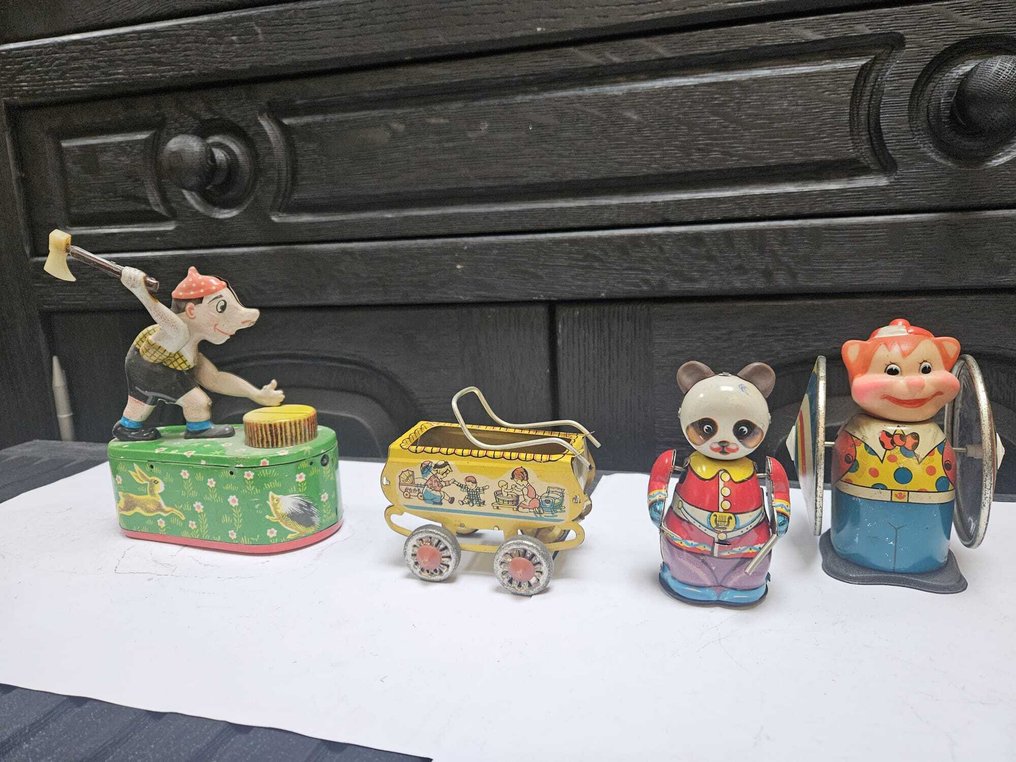 Various Manufacturers - Jouet en étain - Collection Of Unboxed Tin Toys, Various Examples #1.0