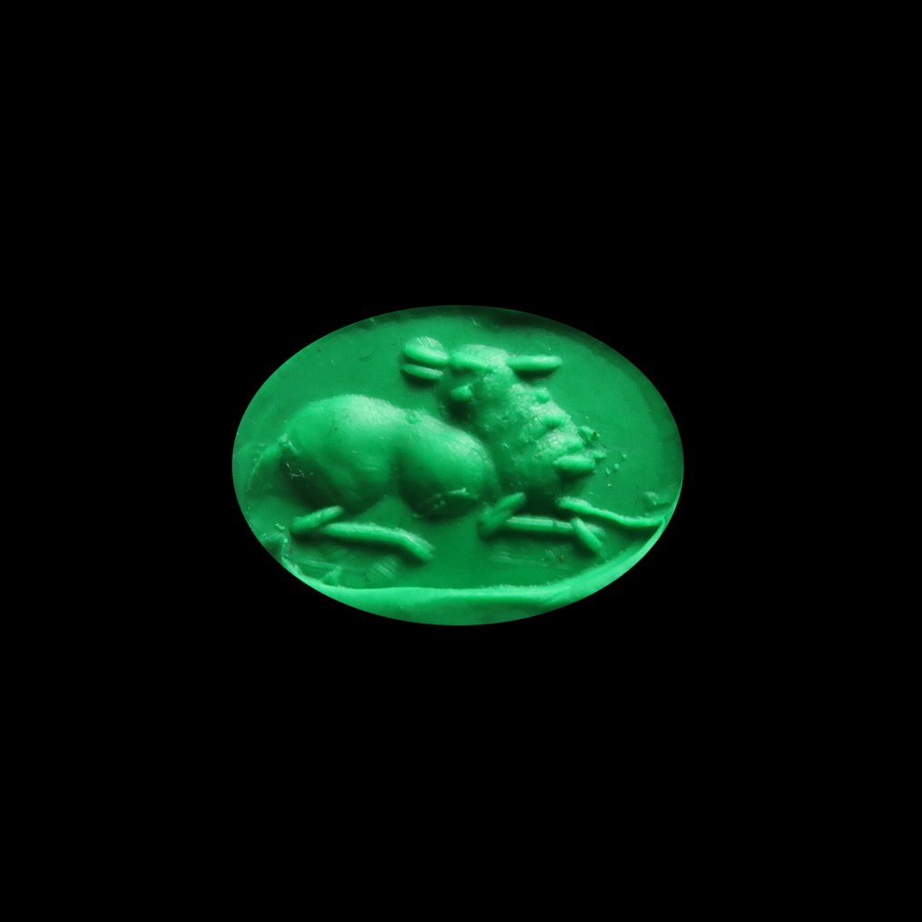 Sasanian Hematite Seal with Horse  (No Reserve Price) #1.0