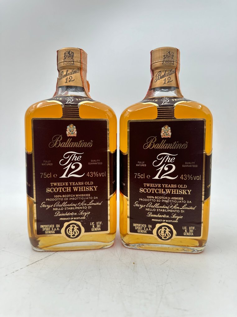 Ballantine's 12 years old - b. 1980s - 75cl - 2 bottles #4.3