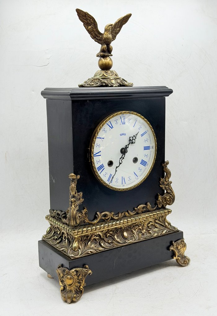 Clock - Antique Marble, Bronze - 1940-1950 #4.3