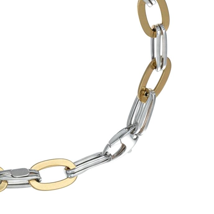 手镯 - 18K包金 黄金, 白金 #1.0