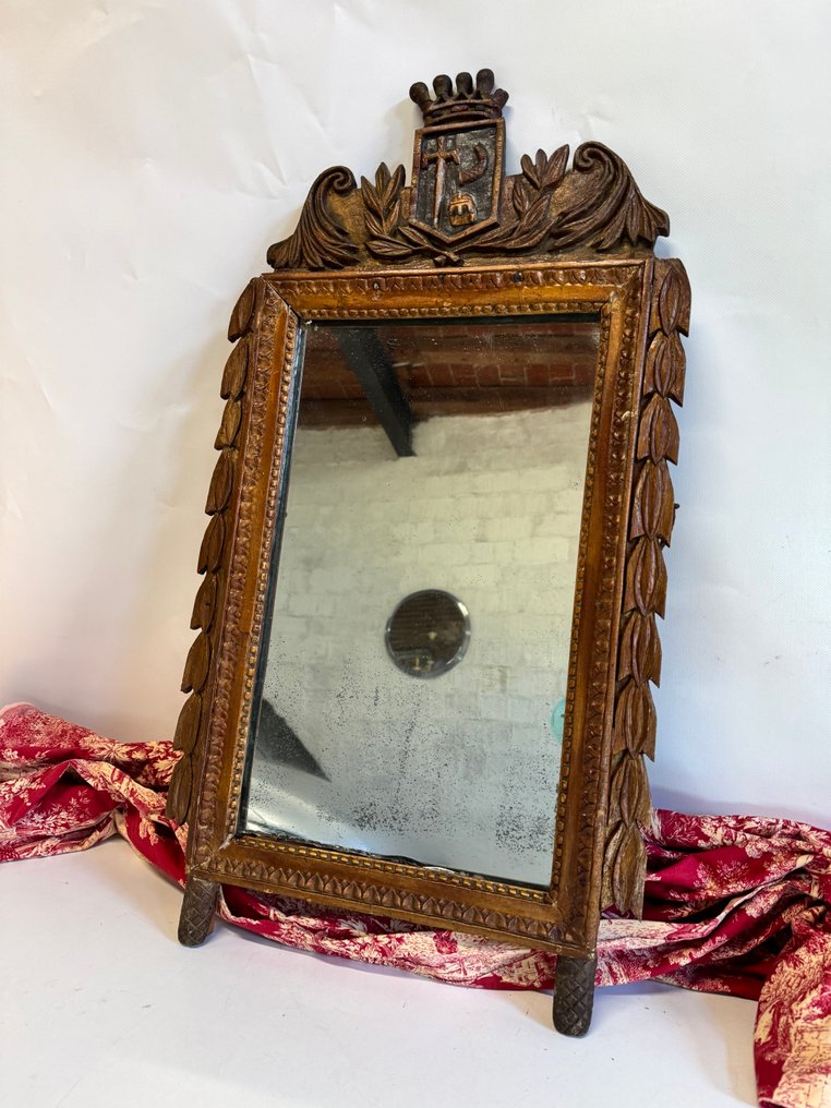 Tükör - Aranyozott fa - Megyei címeres tükör #3.2