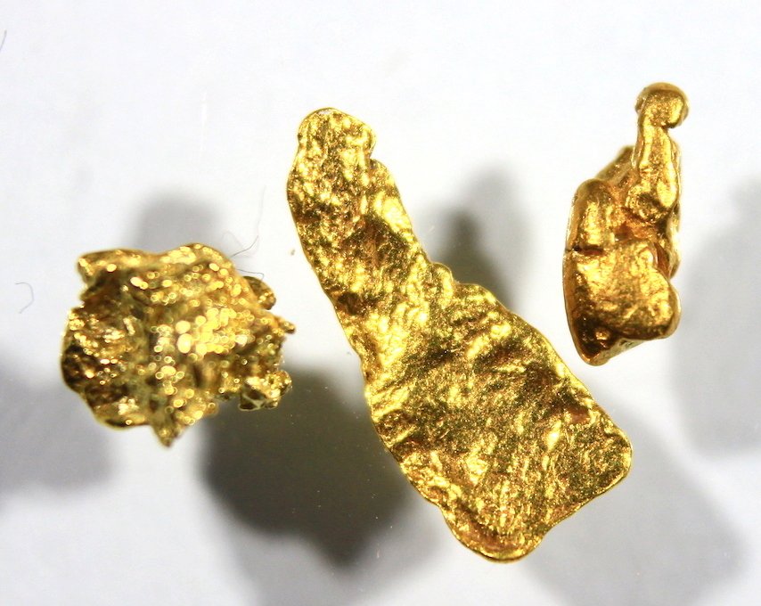 Gold Alaska Nugget- 0.5 g - (3) #2.1