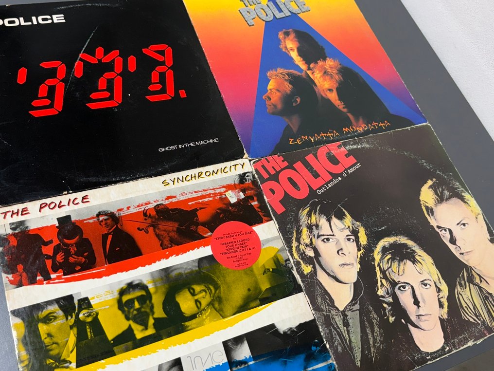 Police - Outlandos D'Amour, Synchronicity, Ghost In The Machine & Zenyatta Mondatta - Titoli vari - Album LP (più oggetti) - 1979 #4.3