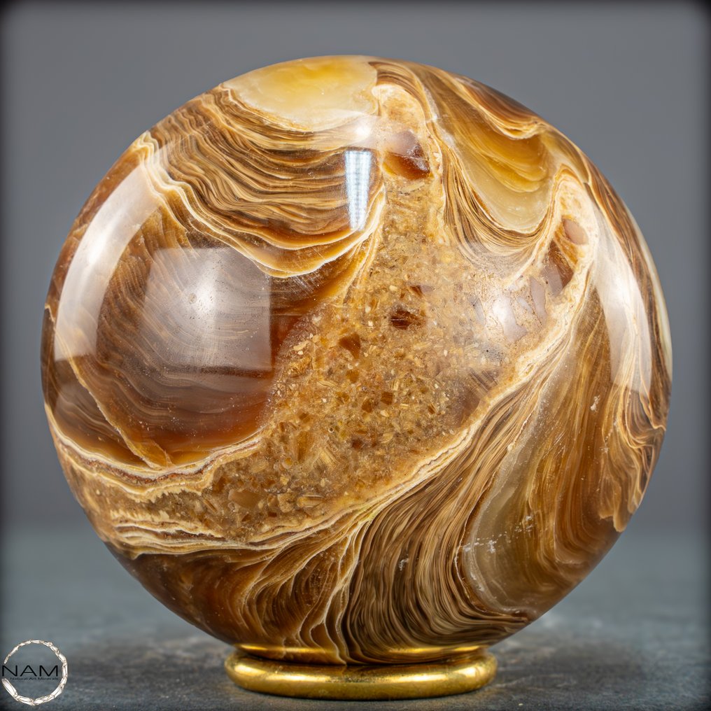 精美的方解石球 一件泥土优雅的杰作- 1180.87 g #4.3