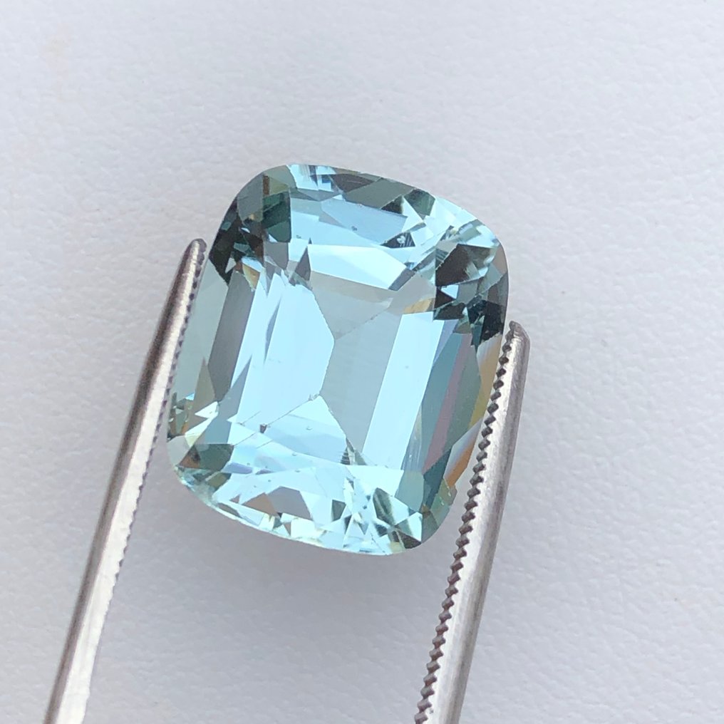 没有保留价 - 1 pcs 绿色, 蓝色 海蓝宝石 - 12.33 ct - 国际宝石研究院(IGI) #4.3