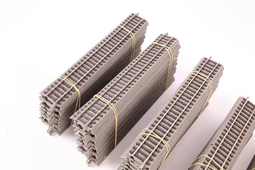 Piko H0 - 55400/55401 - Model train tracks (43) - 43-piece set with straight A-Gleis tracks #4.3