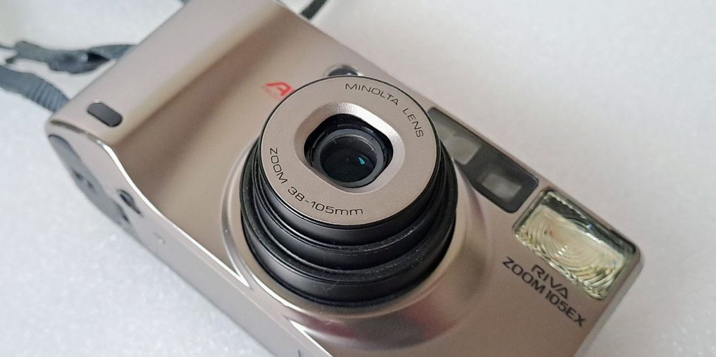 Minolta Riva Zoom 105EX silver | Analogue compact camera #1.0
