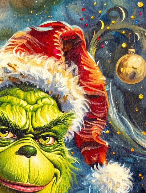 Shayer - Grinch’s Wicked Smile - XL - 60x80cm - !! 1/1 !! #3.2