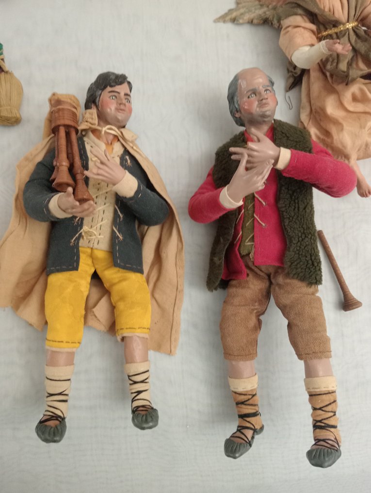 Julekrybbe (12) - Steingods, Tekstil - Scenario av presepe #3.2