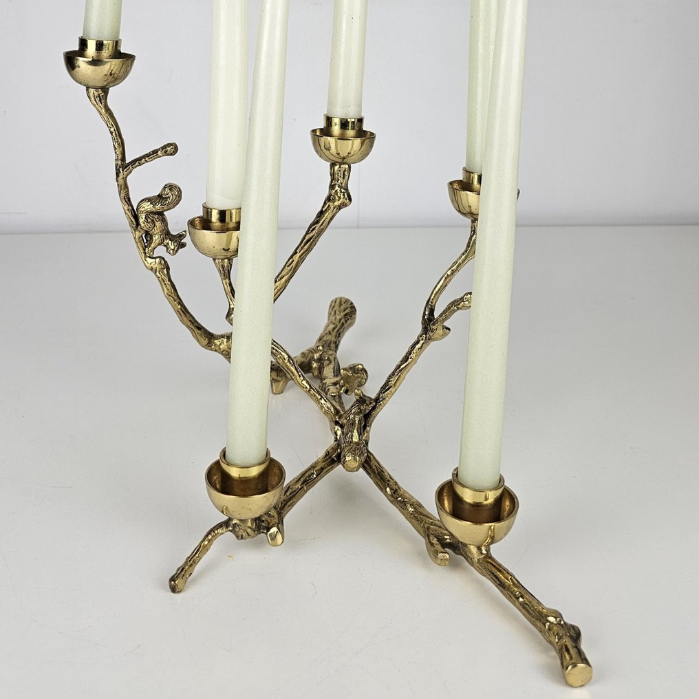 Polspotten - 燭台 Twiggy - 黃銅 - 刺猬蜡烛台 #1.0