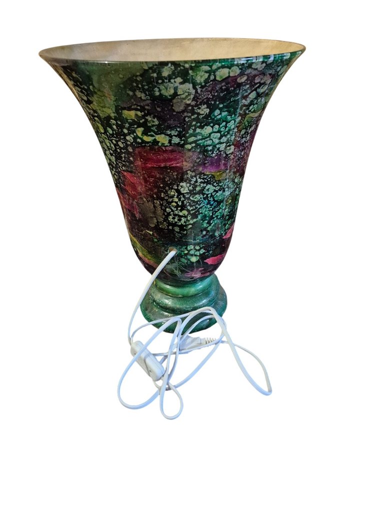 Jean Noel Boullet - Table lamp - Glass - vase lamp #1.0