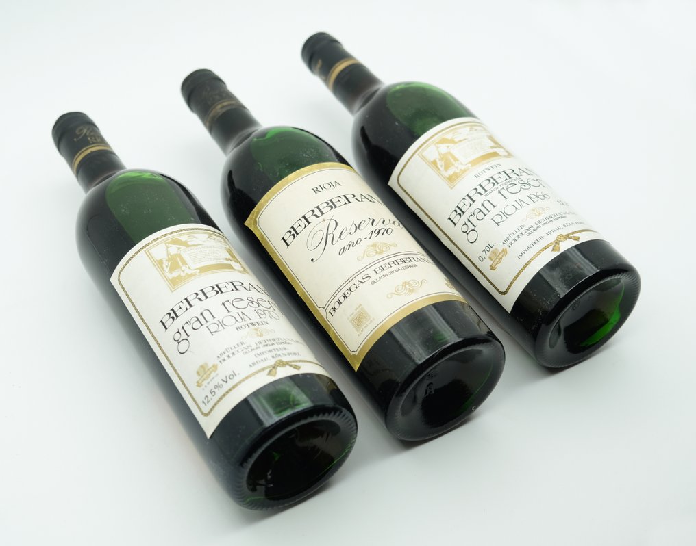 Bodegas Berberana - 2 x 1970, 1 x 1966 - Ριόχα Gran Reserva - 3 Bottles (0.7L) #3.2