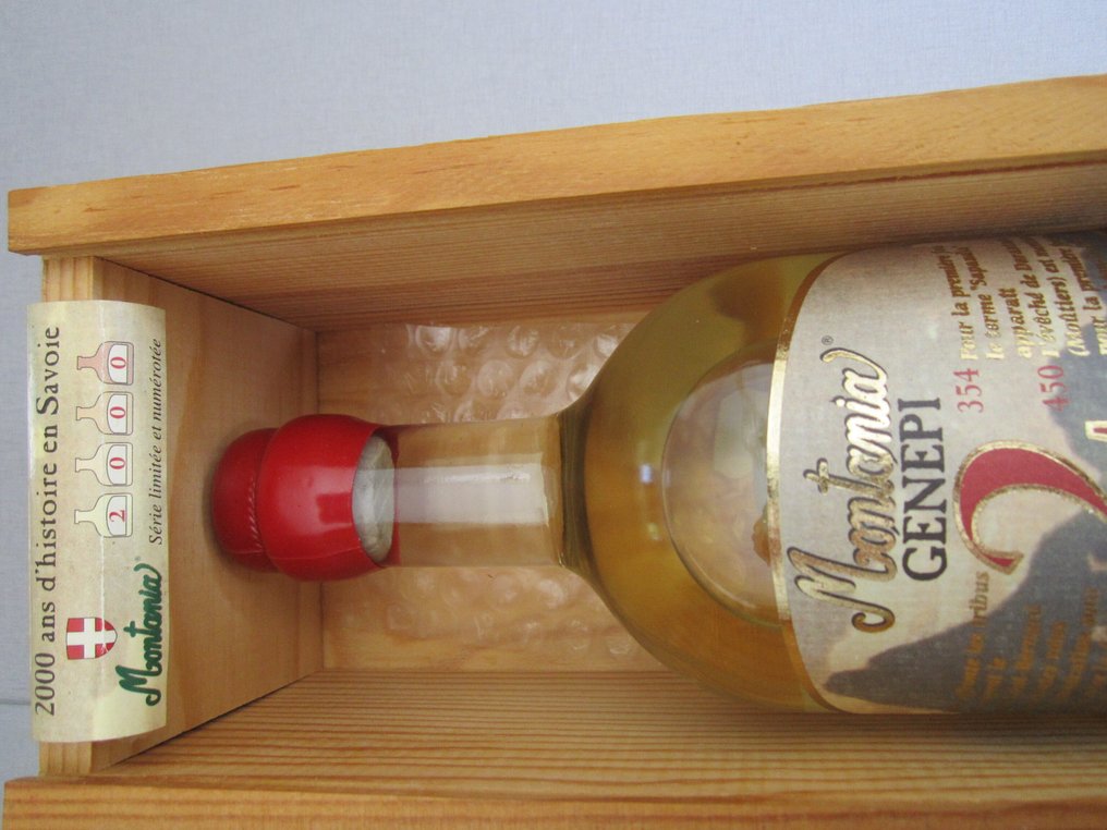 Montania - Génépi, Gentiane, Vulnéraire, & Marc Limited Edition - b. Jaren 2000 - 0,5 Ltr - 4 flessen #2.1