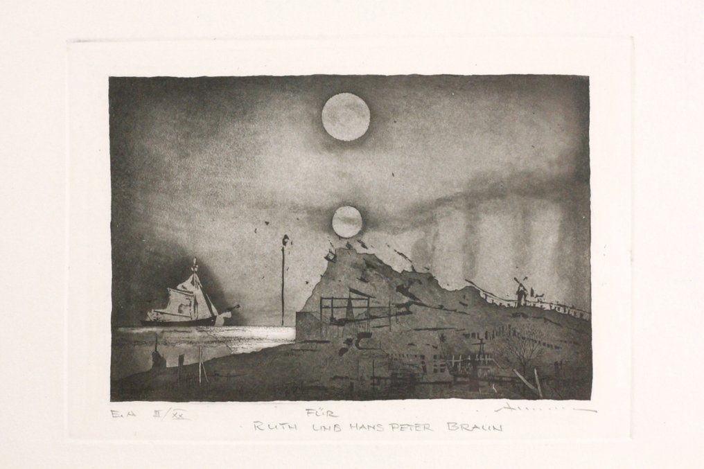 Axel Arndt (1941-1998) - Zwei Radierungen #1.0