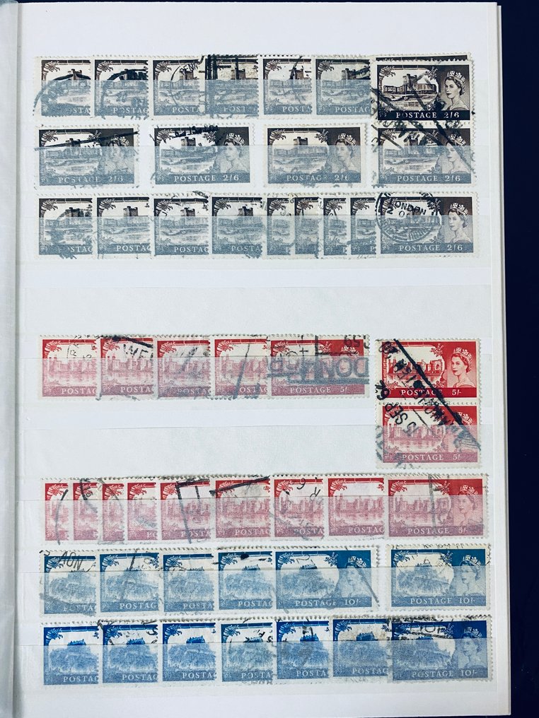 Μεγάλη Βρετανία - Συλλογή / Απόθεμα Αγγλίας σε Άλμπουμ. #1.0