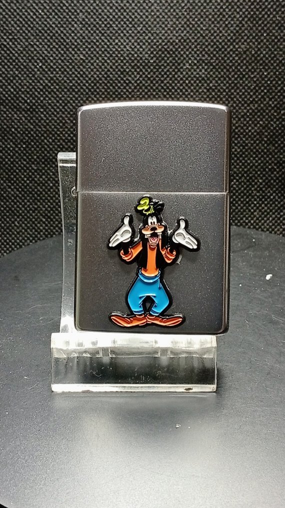 Zippo White Frost - Goofy - Zonder Minimumprijs - Zakaansteker - Messing, Staal #1.0