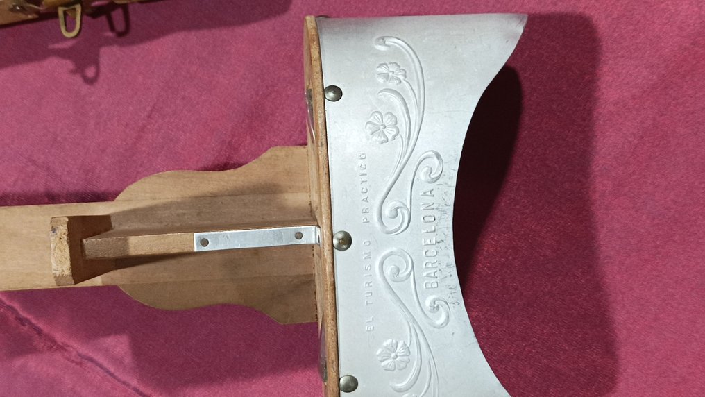 Visor estereoscópico de mano antiguo EL TURISMO PRACTICO BARCELONA Stereo viewer #3.2