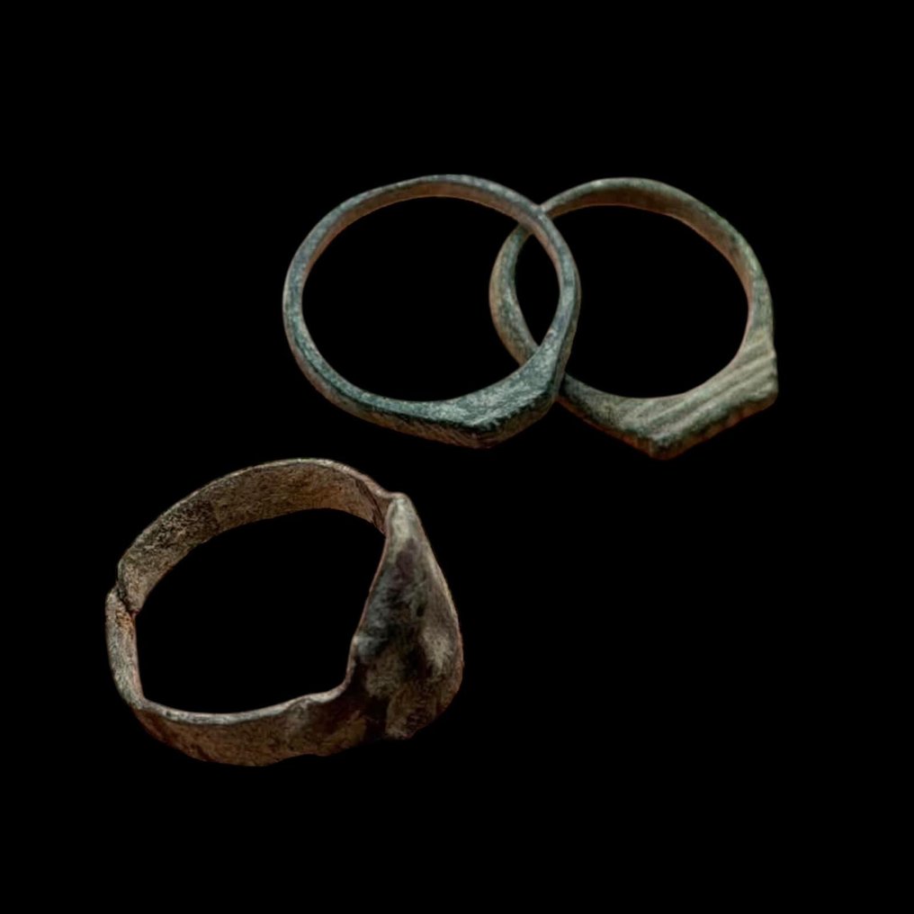 Μεσαιωνική Μπρούντζος Δαχτυλίδι - Αρχαία παρτίδα 3  (χωρίς τιμή ασφαλείας) #3.2