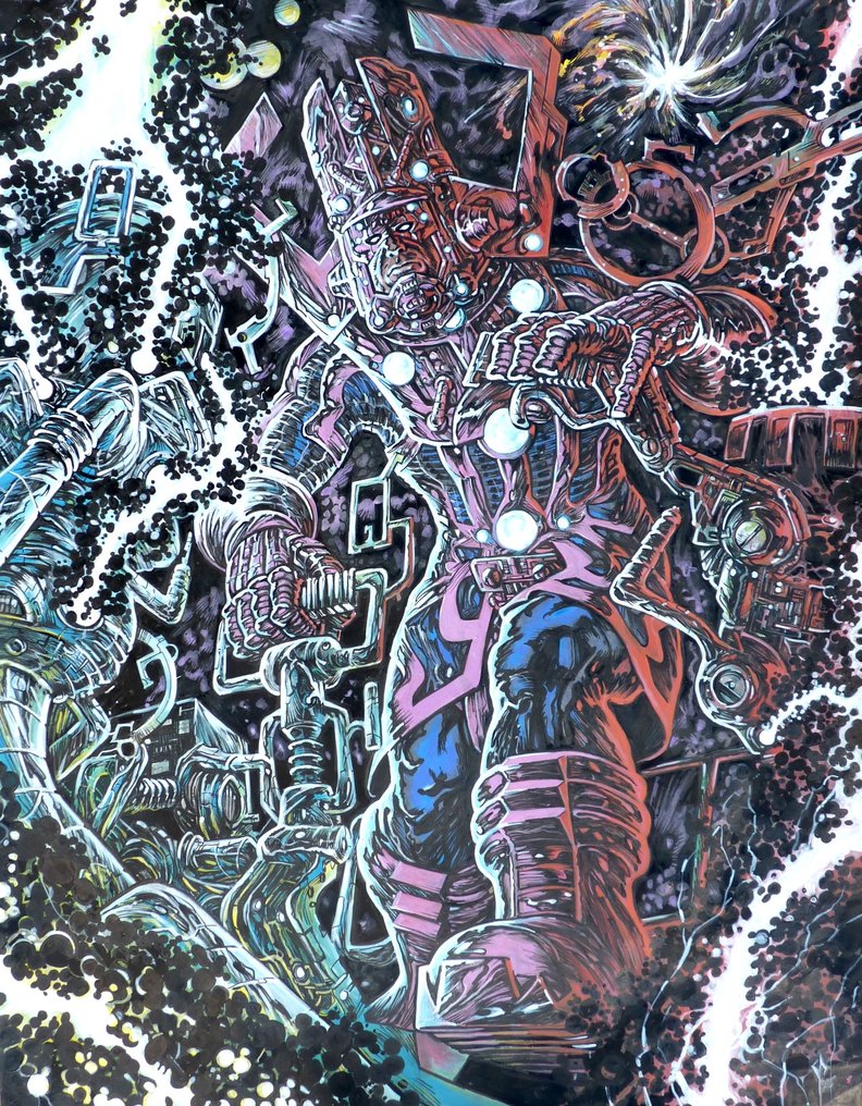 Pontet, Cyril - 1 Original colour drawing - Marvel Comics - Galactus - 2025 #4.3