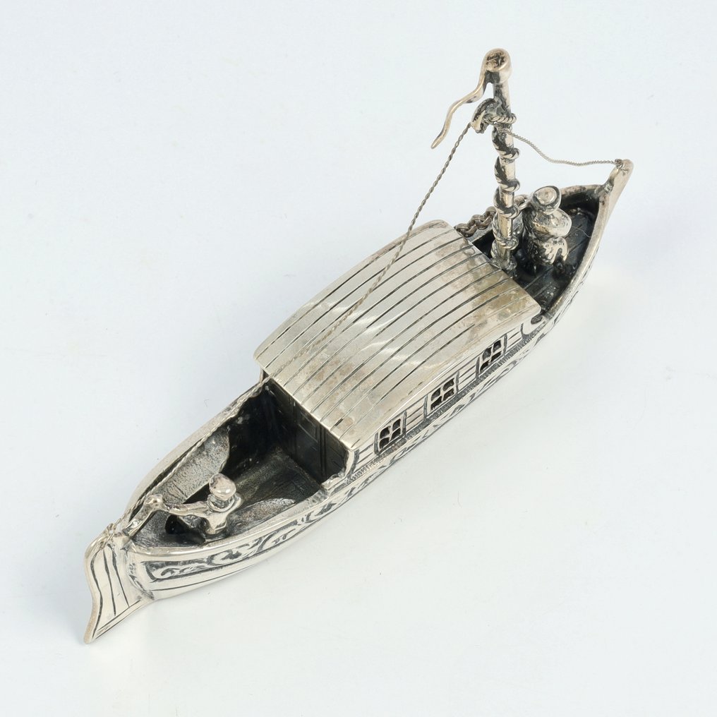 Trekschuit - NO RESERVE - Figura in miniatura - .925 argento #4.3