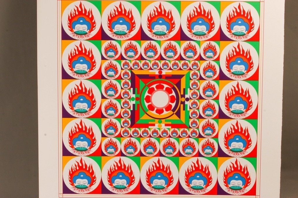 “Butsumo Mandala” (仏母マンダラ) - Josaku Maeda 前田常作 (1926 — 2007) - Japan #1.0