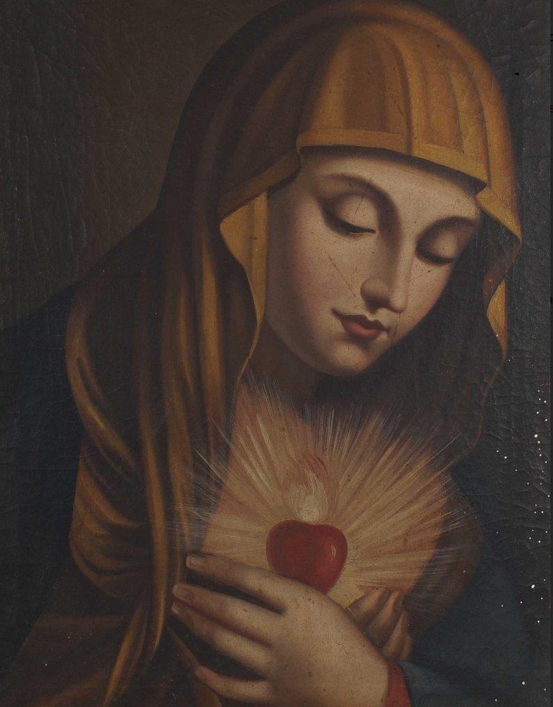 義大利學派 (XIX) - Vergine con il Sacro Cuore #3.2
