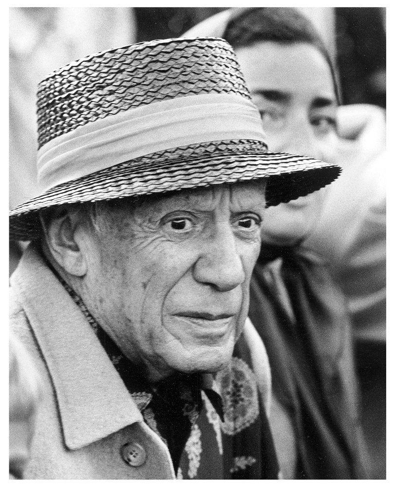 Hubertus Hierl (1940) - Pablo Picasso während eines Stierkampfes in Fréjus (7.8.1966) #1.0