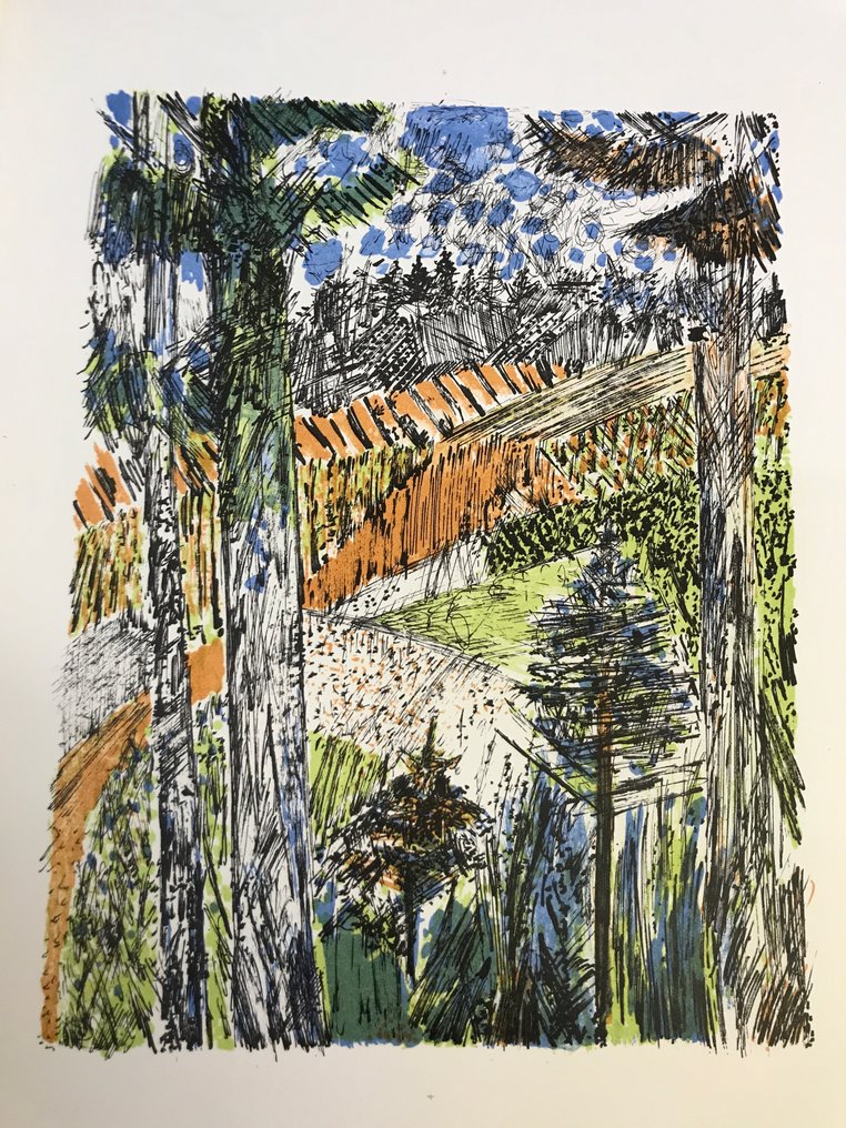 Guy Bardone / Charles Ferdinand Ramuz - Joie dans le ciel [1/100 sur vélin] - 1960 #1.0