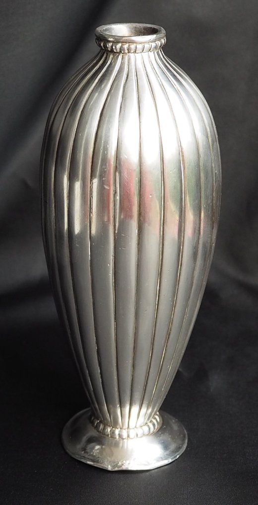 Christofle - Vase  - Silverplated - Small Art Deco vase #1.0