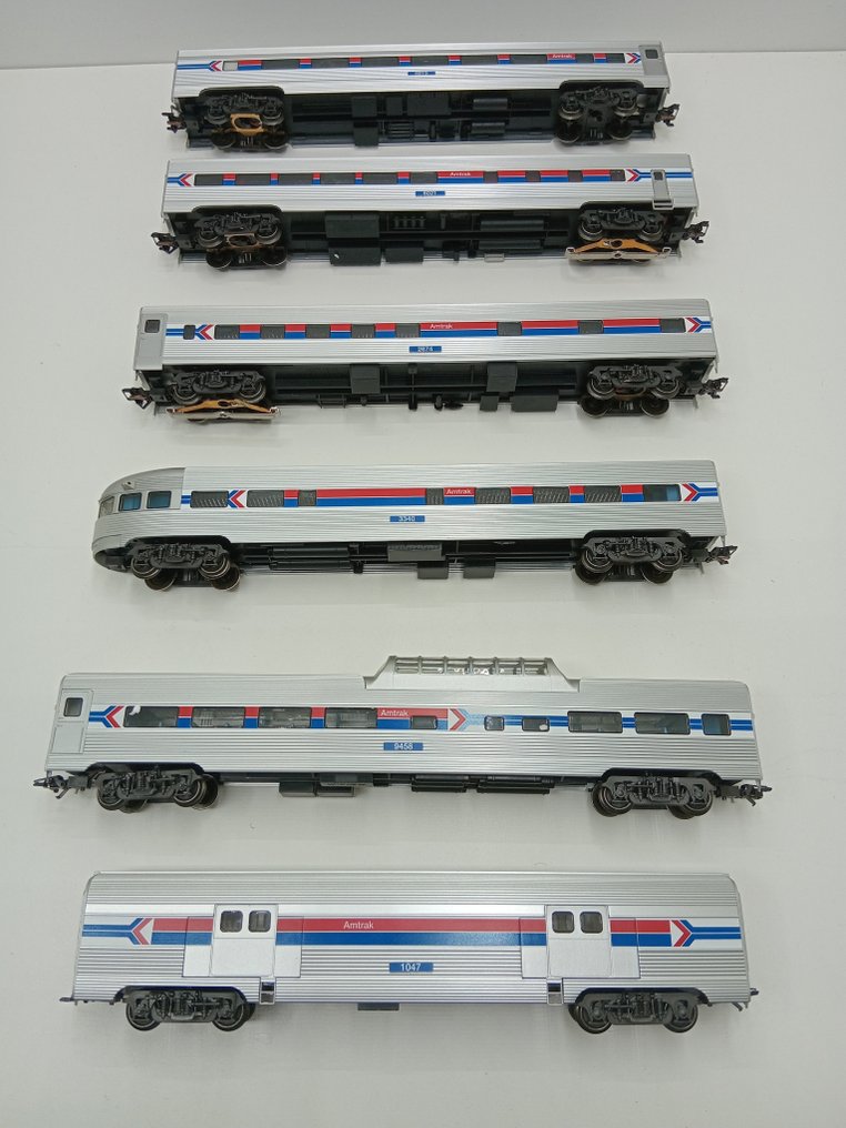 Märklin H0轨 - 43600 - 模型火车客运车厢套装 (1) - Amtrak Streamliner 车组 #1.0