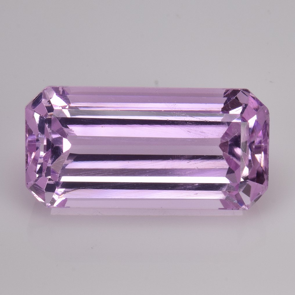 1 pcs  Ροζ, Μωβ Κουνζίτης  - 13.23 ct - Διεθνής Ένωση Έγχρωμων Πολύτιμων Λίθων (ICA GemLab) #1.0
