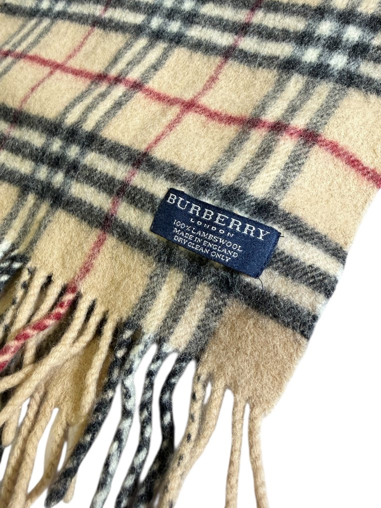 Burberry - sciarpa Unisex London Monogram Collection 100% Wool - Scarf #1.0