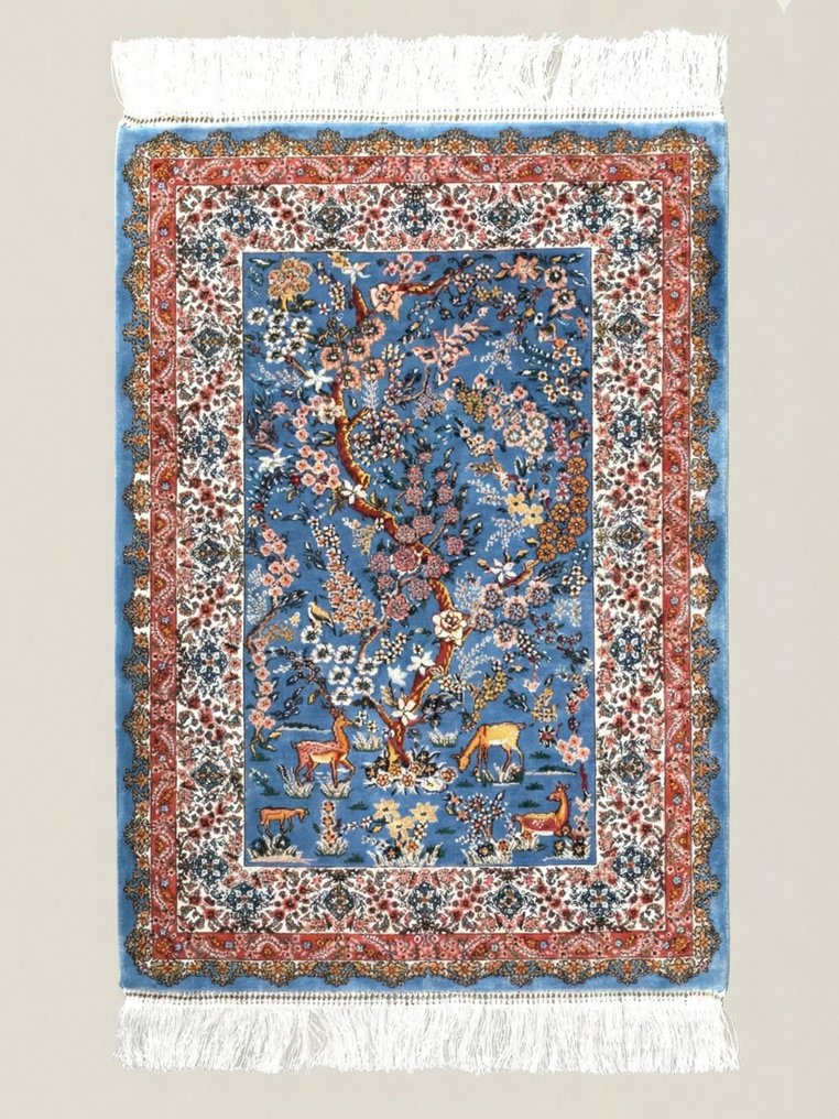 Εντυπωτικό δέντρο της ζωής από μετάξι - Χαλί - 90 cm - 60 cm - αχρησιμοποίητη κατάσταση #3.2