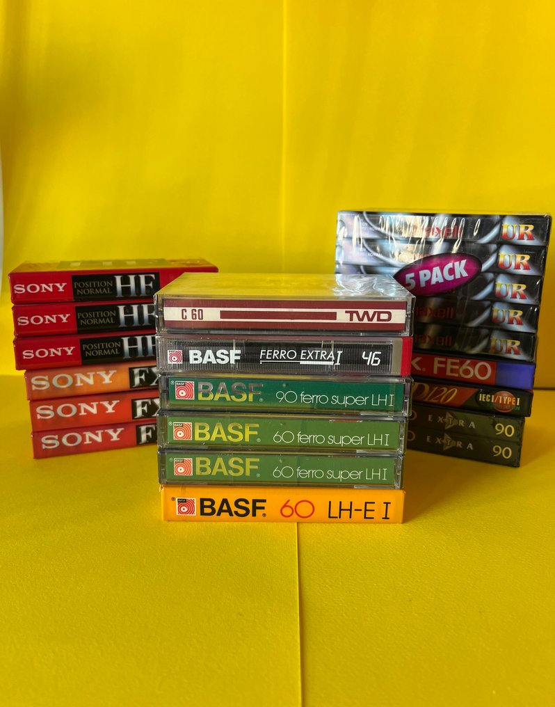 Sony, Philips, BASF SONY TDK PHILIPS MAXELL - nastro magnetico Set Hi-Fi - Modelli vari #1.0