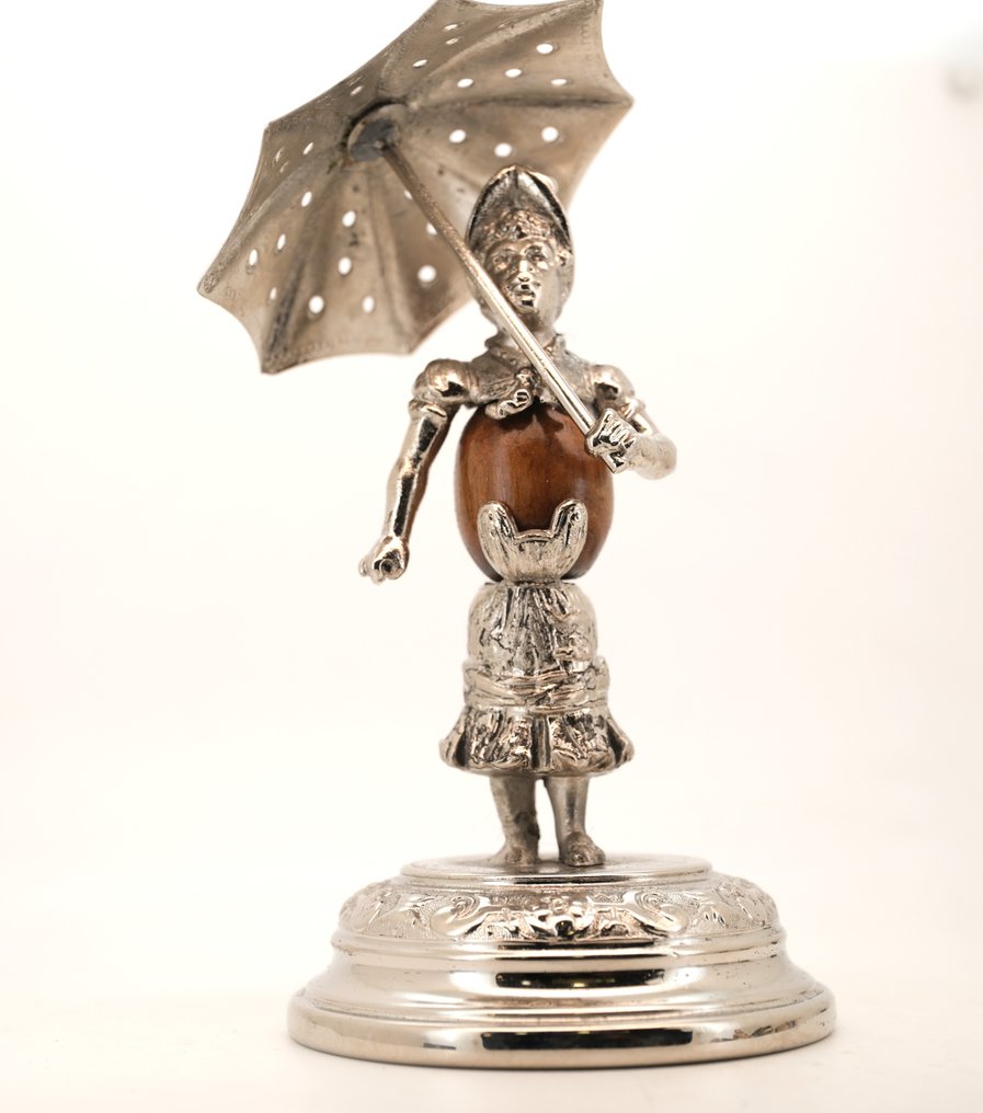Statue - Toothpick holder - Forsølvet #1.0