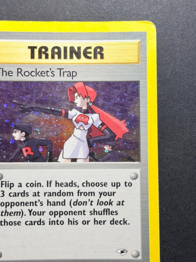 Pokémon - 2 Card - Rocket's Hitmonchan Holo - The Rocket's Trap Holo - WOTC - Gym Heroes #2.1