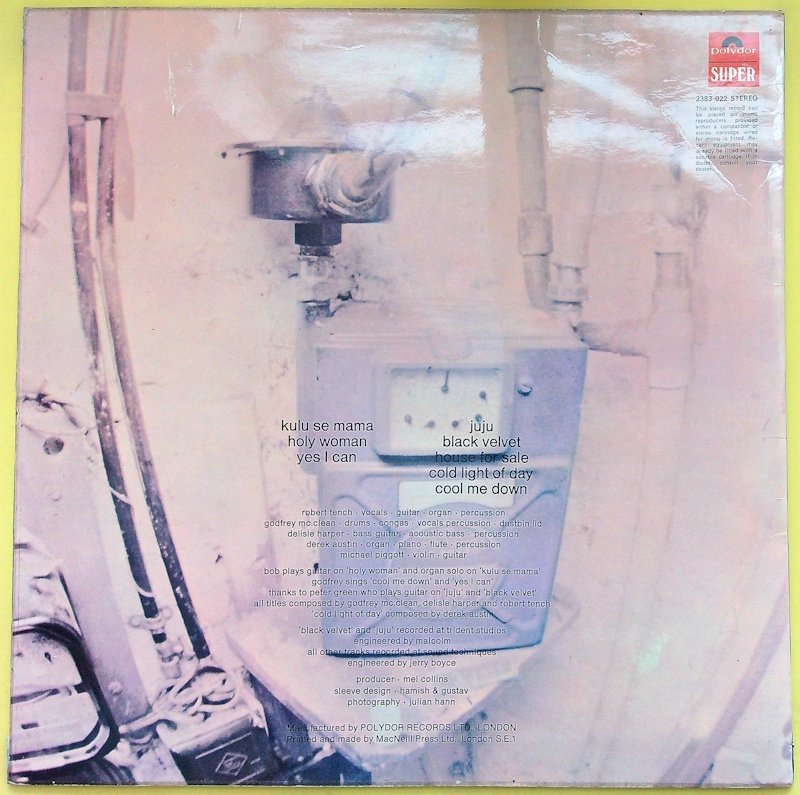 Gass - Juju - LP 專輯（單個） - 第一批 模壓雷射唱片 - 1970 #1.0