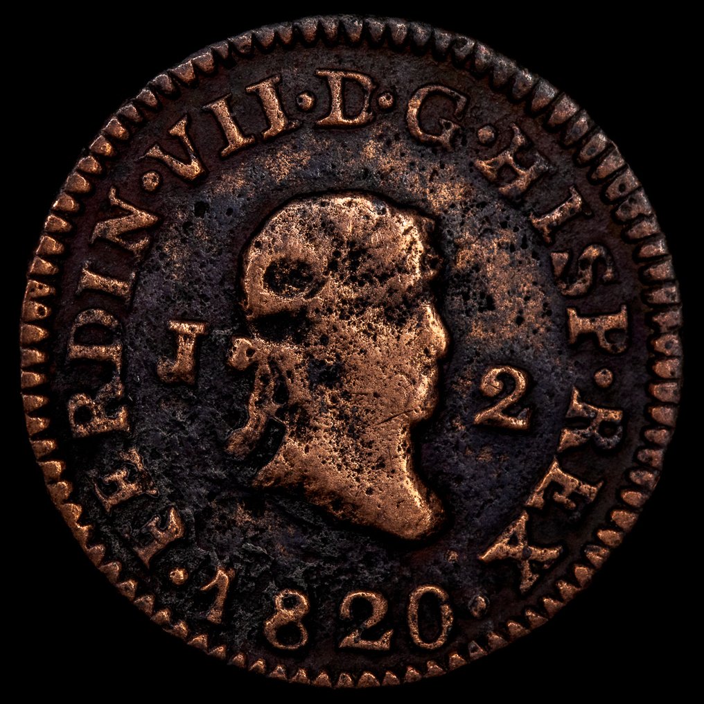 Spain. Fernando VII. Lote de 9 monedas 1803 - 1868 (No Reserve Price) #2.1