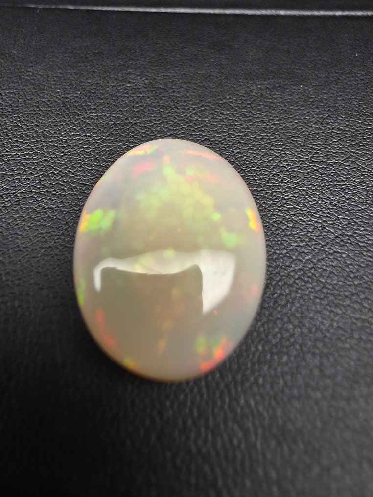 No Reserve Price Multicolour, Grey Opal  - 20.75 ct - Antwerp Laboratory for Gemstone Testing (ALGT) #2.1