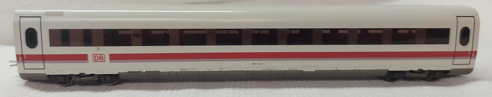 Märklin H0 - 4371/uit set 29785-6 - Conjunto de vagones de tren de pasajeros a escala (2) - Dos vagones de pasajeros de plástico en esquema de colores DB ICE, sin iluminación visible, de - DB #1.0