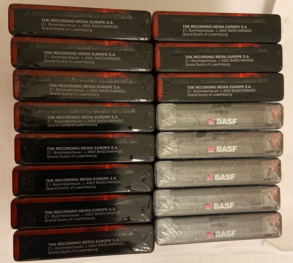 BASF/TDK - TDK D90, BASF FE i Ferro Extra Tom lydkassette - Flere modeller #3.2