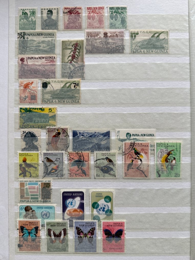 Παπούα Νέα Γουινέα και άλλες Αγγλικές Περιοχές. 1912/2006 - Συλλογή σε ένα βιβλίο αποθήκευσης. #1.0