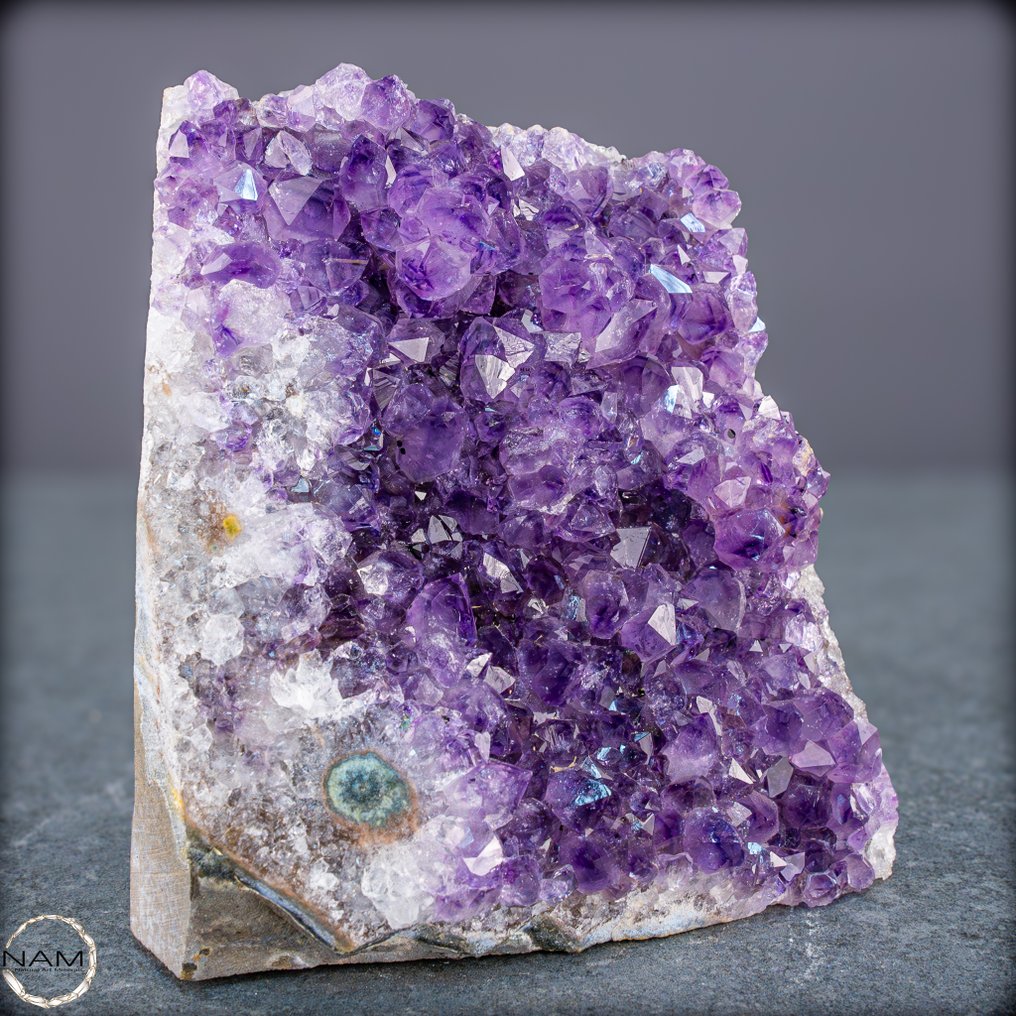 Breathtaking amethyst geode – Radiant crystal splendor in violet- 926.98 g #1.0
