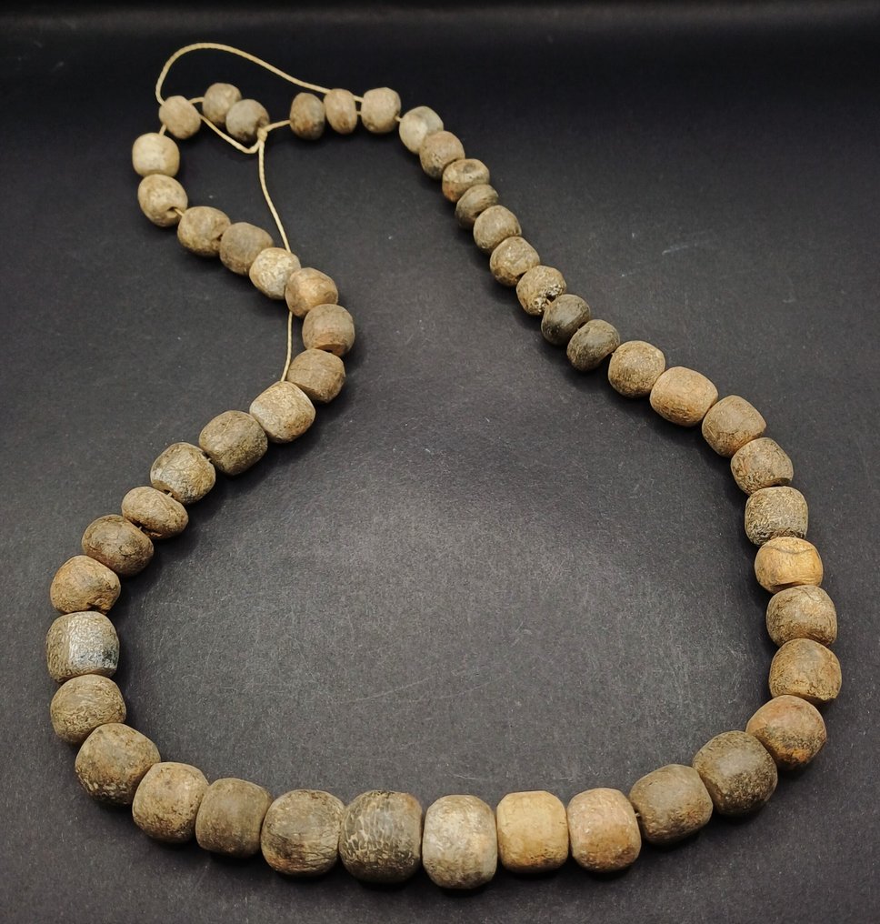 Preistorico Osso Collana di perle Mammoth  (Senza prezzo di riserva) #1.0