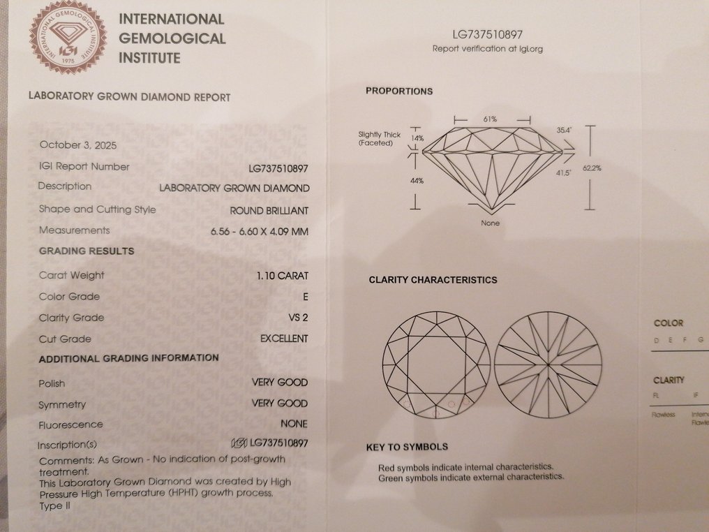 χωρίς τιμή ασφαλείας - Σκουλαρίκια - 14 καράτια Λευκός χρυσός - 2.21ct. tw. Διαμάντι (Εργαστηριακής καλλιέργειας) - E VS2 VS1 #3.2