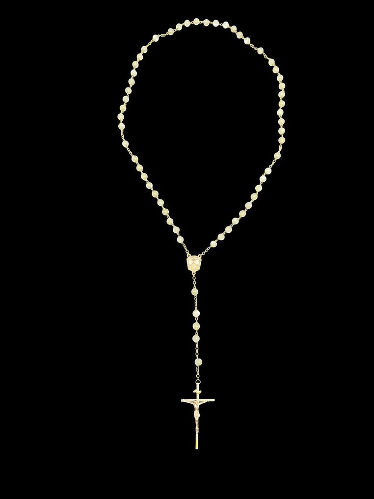 Ροζάριο - Γυαλί - 1950-1960 - Πάπας Ιωάννης XXIII #4.3