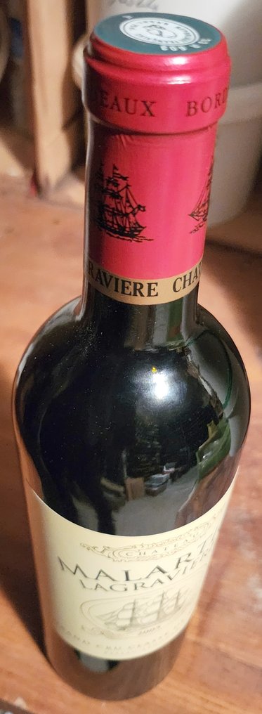 2005 Château Malartic Lagravière - Pessac-Léognan Grand Cru Classé - 4 Flasker (0,75 L) #2.1