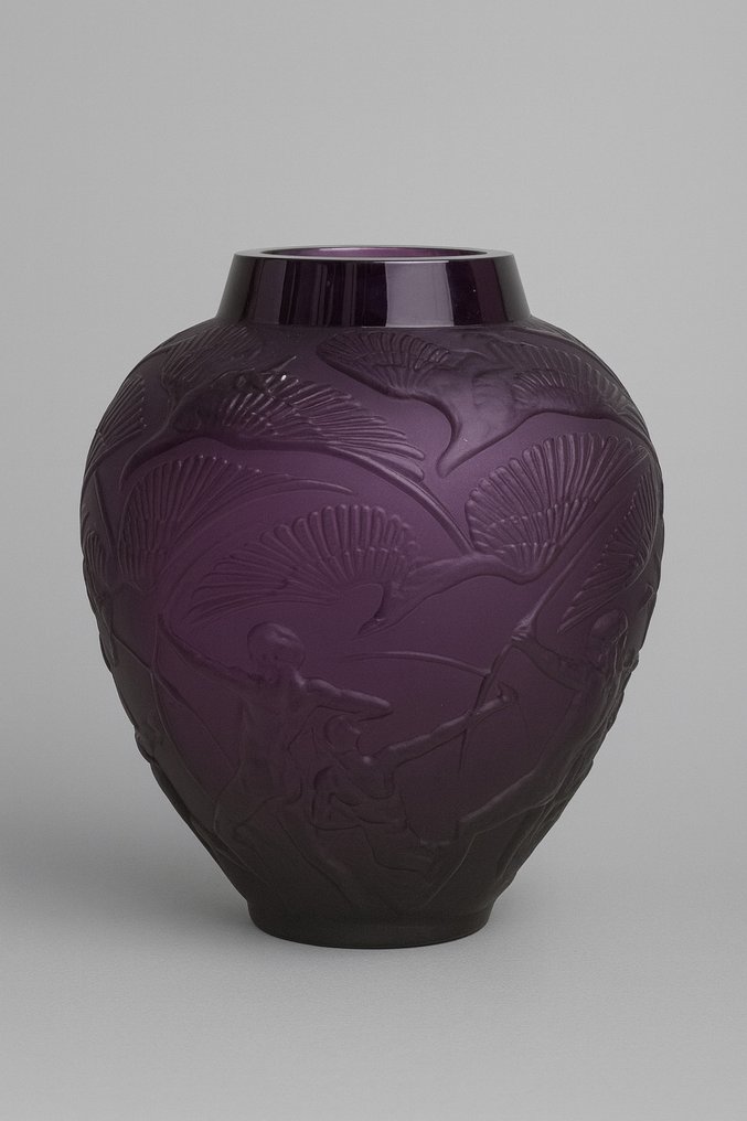 Lalique - 花瓶 -  弓箭手  - 水晶 #1.0