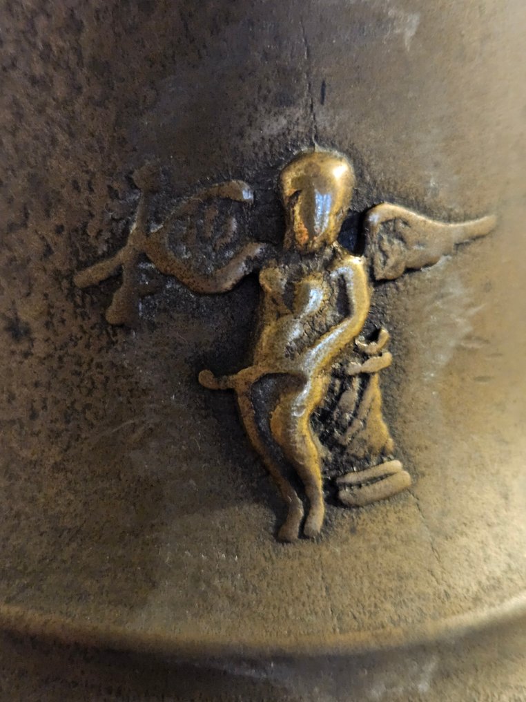 Κουδούνι πλοίου - κασσίτερος συγκολλητικό - Όμορφη ναυτική κουδούνα με άγκυρα. #3.2